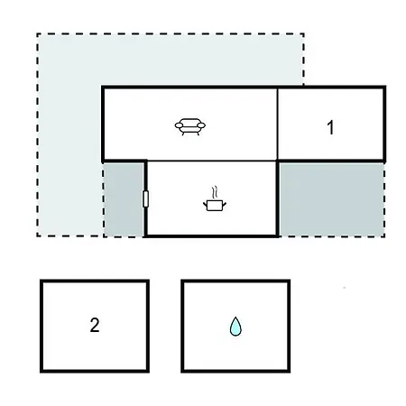 2 Bedroom Beautiful In Prázdninový dům *